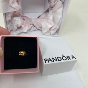 Pandora Shine Lucky Cat Maneki-neko Charm 18k Gold Plated 925 Silver 767900EN09